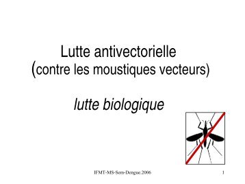 Lutte antivectorielle biologique