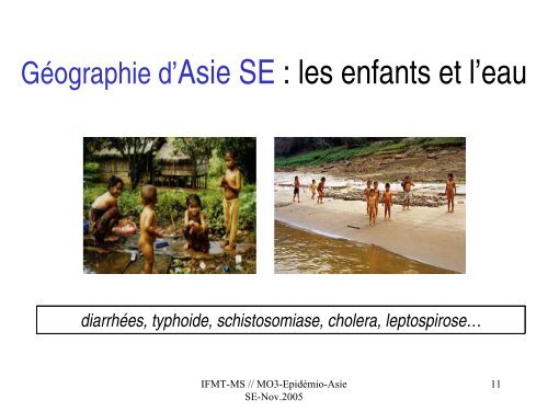EpidÃ©miologie Asie du sud est - Institut de la francophonie pour la ...