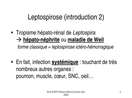 Leptospirose - (1.4 Mo)