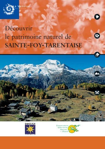 Patrimoine naturel de SAINTE-FOY-TARENTAISE - Parc national de ...