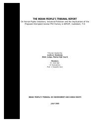 the indian people's tribunal report - SIPCOT Area Community ...