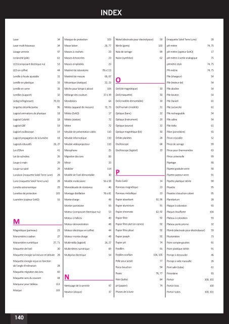 Catalogue CollÃ¨ge Physique 2013-2014 - sordalab