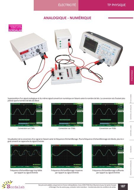 Catalogue PHYSIQUE 2012 - sordalab