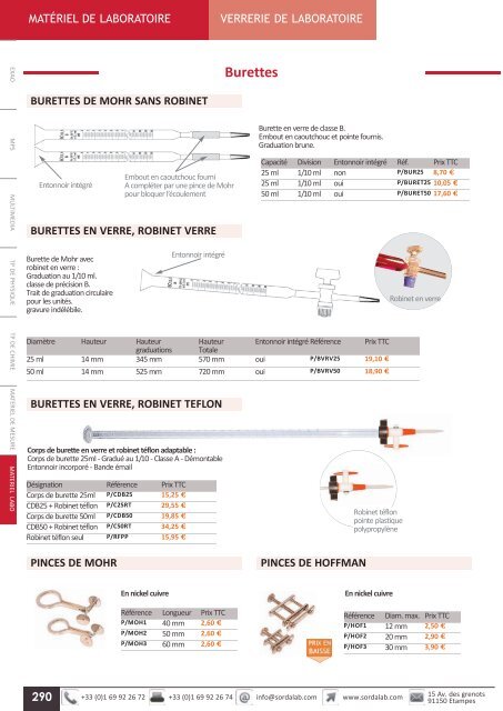 Catalogue PHYSIQUE 2012 - sordalab