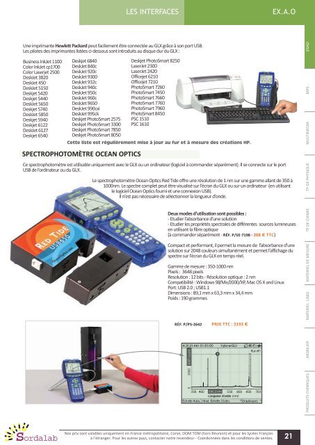 Catalogue PHYSIQUE 2012 - sordalab