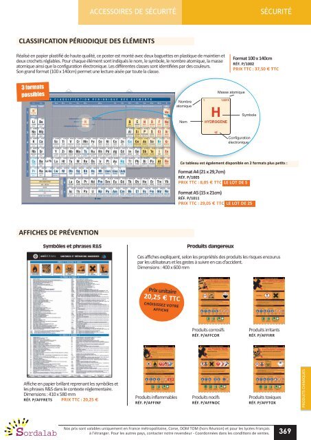 Catalogue PHYSIQUE 2012 - sordalab