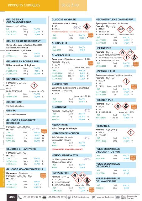 Catalogue PHYSIQUE 2012 - sordalab