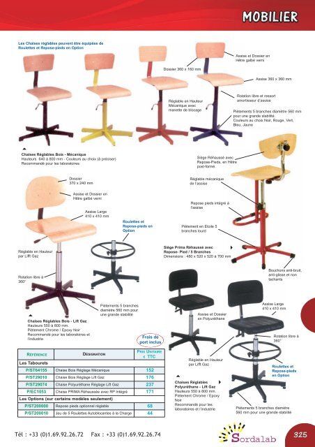 Mobilier - sordalab