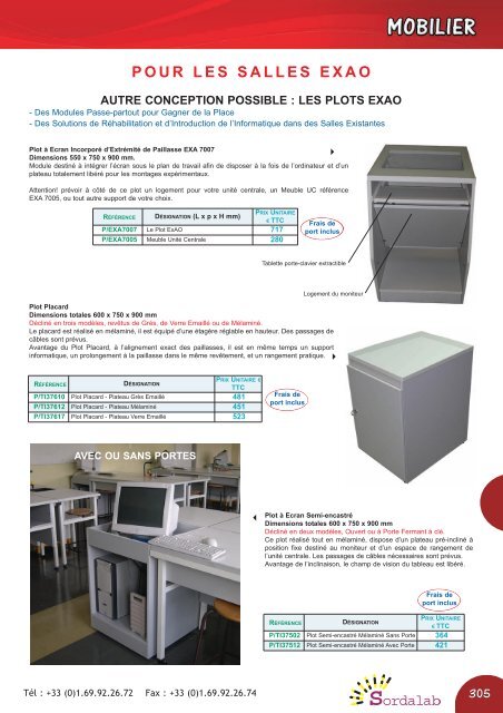 Mobilier - sordalab