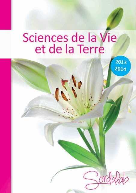 Catalogue LycÃ©e SVT 2013-2014 - sordalab