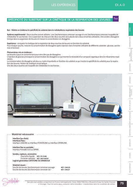 Catalogue LycÃ©e SVT 2013-2014 - sordalab