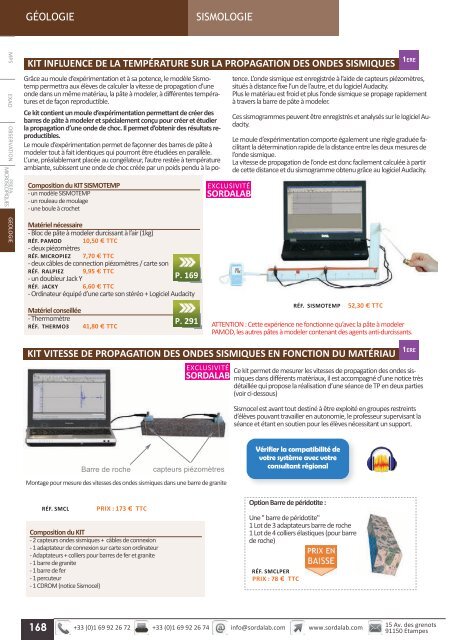 Catalogue LycÃ©e SVT 2013-2014 - sordalab