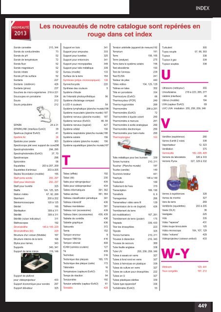 Catalogue LycÃ©e SVT 2013-2014 - sordalab