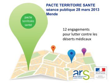 Diaporama Pacte LozÃ¨re - ARS Languedoc-Roussillon