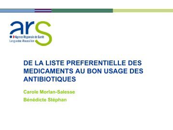 De la liste prÃ©fÃ©rentielle des mÃ©dicaments au bon usage des ...