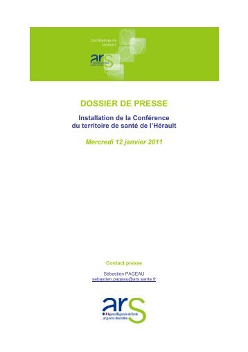 DOSSIER DE PRESSE - ARS Languedoc-Roussillon