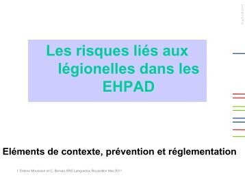 PrÃ©vention et gestion du risque lÃ©gionnelles, Isabelle EstÃ¨ve ...