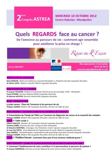 Voir le programme - ARS Languedoc-Roussillon