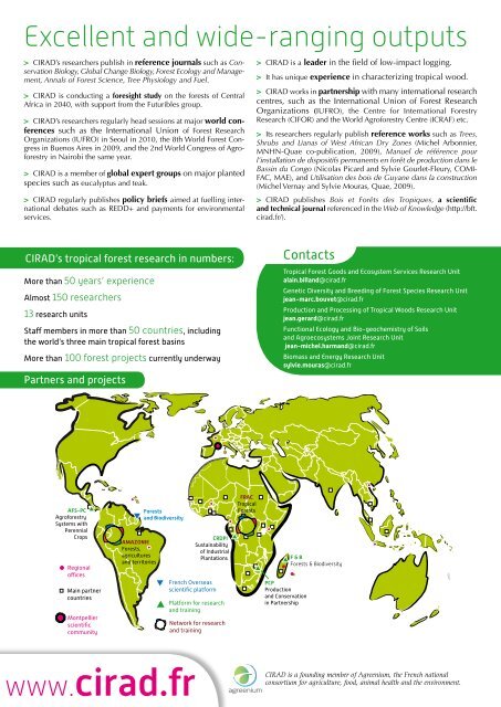 The future of tropical forests - Cirad