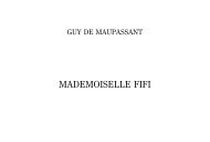 MAUPASSANT ï¼ Mademoiselle Fifi
