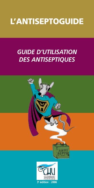 L'ANTISEPTOGUIDE - CClin Sud-Est