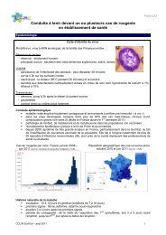 Conduite à tenir devant un ou plusieurs cas de ... - CClin Sud-Est