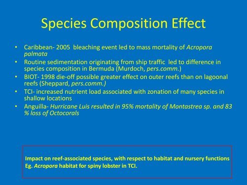 Coral Reefs in the UK Overseas Territories: Status and ... - JNCC