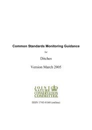 Common Standards Monitoring Guidance for Ditches - JNCC