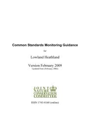 Common Standards Monitoring Guidance for Lowland ... - JNCC