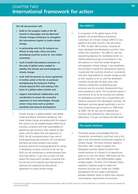 UK Climate Change Programme 2006 - JNCC - Defra