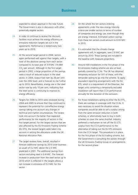 UK Climate Change Programme 2006 - JNCC - Defra