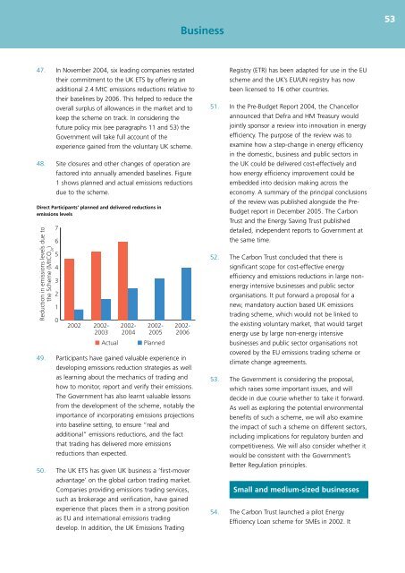 UK Climate Change Programme 2006 - JNCC - Defra