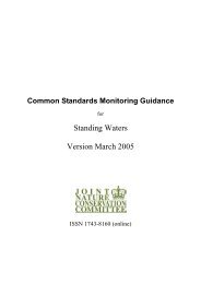 Common Standards Monitoring Guidance for ... - JNCC - Defra