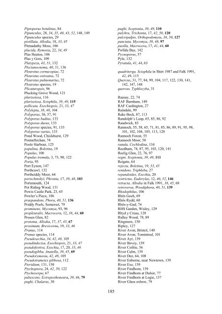 Part 2: Nematocera and Aschiza not dealt with by Falk (1991) - JNCC