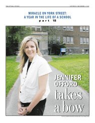 PART 18: Jennifer Offord takes a bow - Canada.com