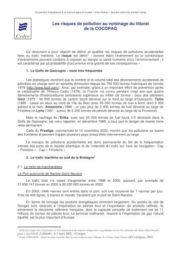 Les risques de pollution au voisinage du littoral de la ... - Cedre