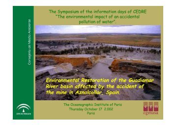 Environmental Restoration of the Guadiamar River basin ... - Cedre