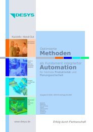 Methoden Automation - DESYS