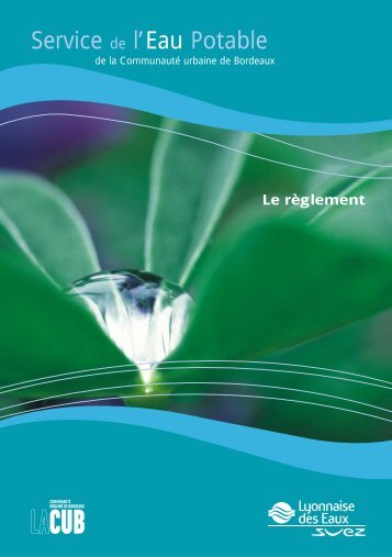 Service de l'Eau Potable - Cub