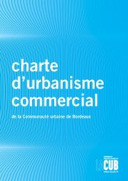 Charte d'urbanisme commercial - Cub