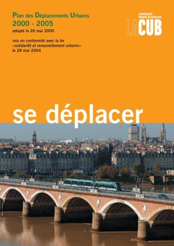 Plan des DÃ©placements Urbains - La CUB