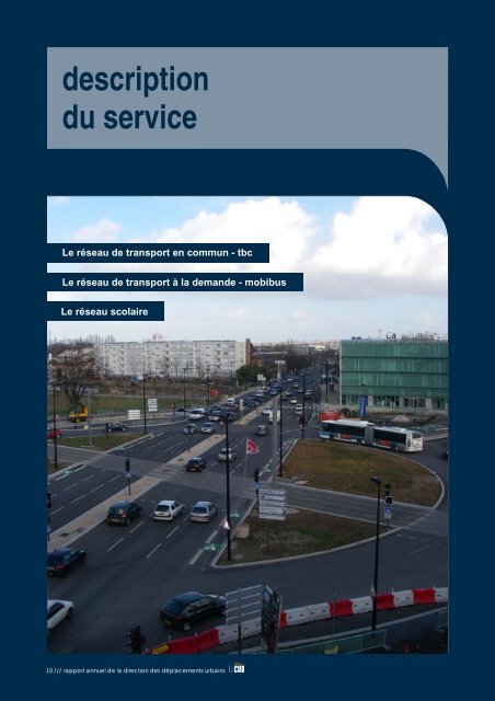 PrÃ©sentation du rapport d'activitÃ© "transports publics ... - La CUB