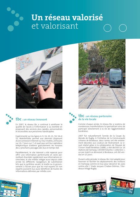 PrÃ©sentation du rapport d'activitÃ© "transports publics ... - La CUB