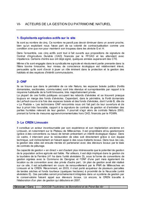 V- OUTILS DE LA PROTECTION DU PATRIMOINE NATUREL