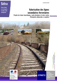 Valorisation des lignes secondaires ferroviaires - strmtg - MinistÃ¨re ...