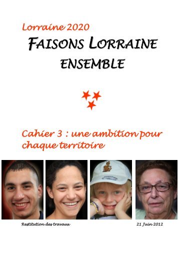 Faisons Lorraine Ensemble - Une ambition pour chaque territoire