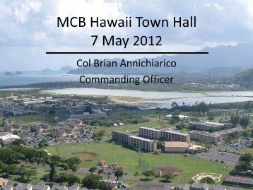 MCB Hawaii Brief 4 April 2012 - Marine Corps Community Services ...