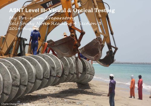 ASNT Level III- Visual & Optical Testing