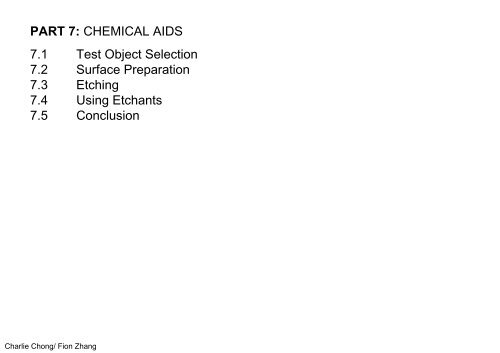 ASNT Level III- Visual & Optical Testing