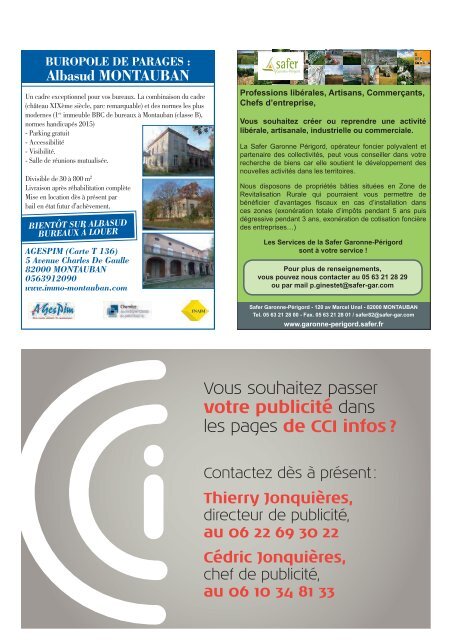 N. 105 Avril 2013 - (CCI) de Montauban
